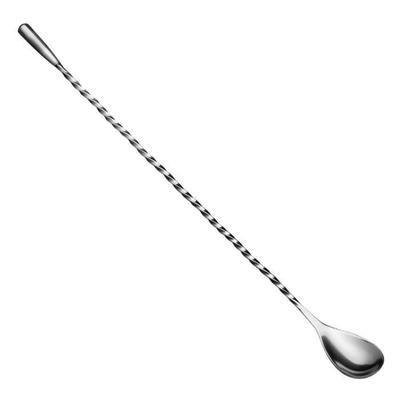 Twisted Bar Spoon Drop Metal Handle 31cm Stainless Steel - Cocktails Long Drinks