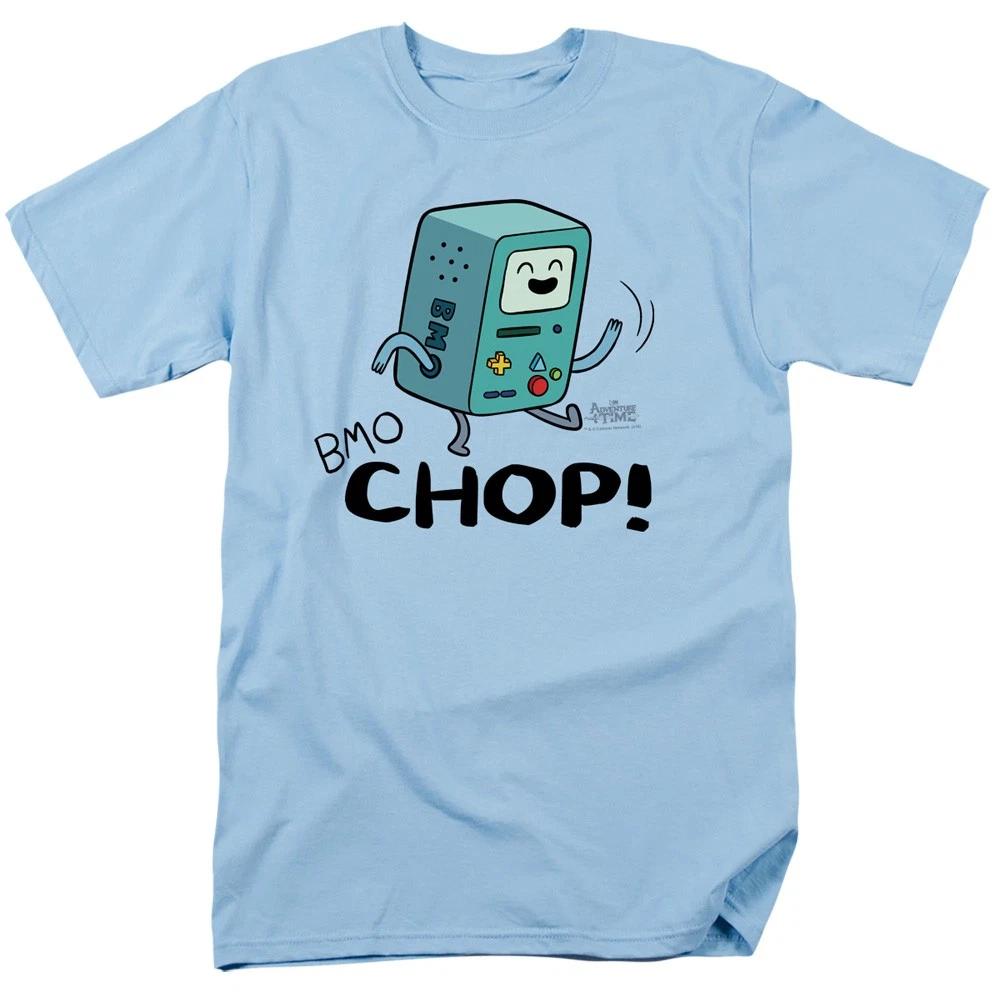 Adventure Time - Bmo Chop - Unisex Short Sleeve Children s T-shirt - Blue 150