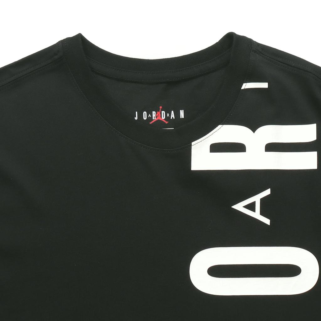 Air Jordan Logo Print Sports Crew-Neck Short Sleeve T-Shirt Men Tops Black CZ8403-010