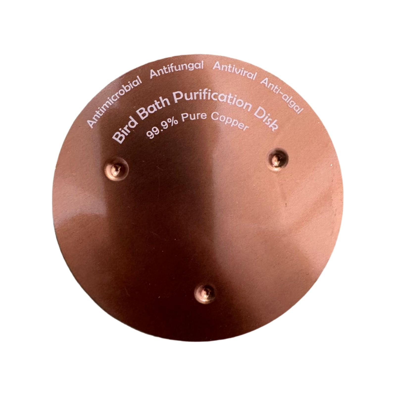 

Bird Pond Cleaner Copper Disc One Size