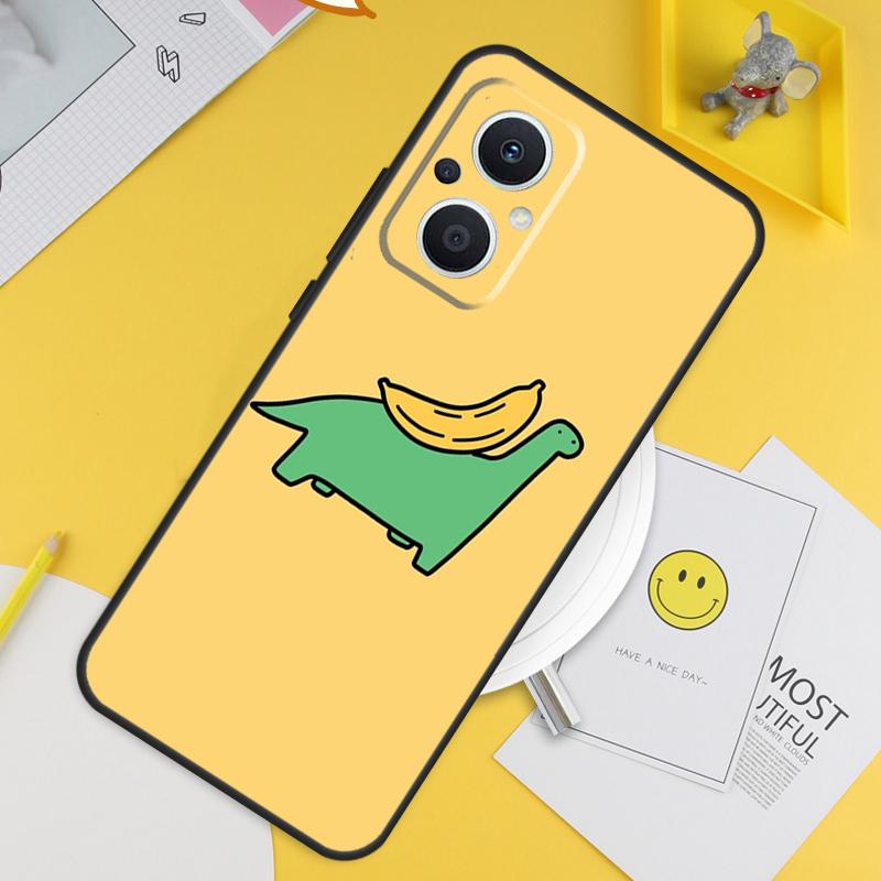 Memes Cartoon Funny Banana For OPPO Reno 12F 14F 13F 11F 10 11 12 13 14 Pro 7 8 Lite 8T OPPO Find X6 X5 X8 X9 Pro Case