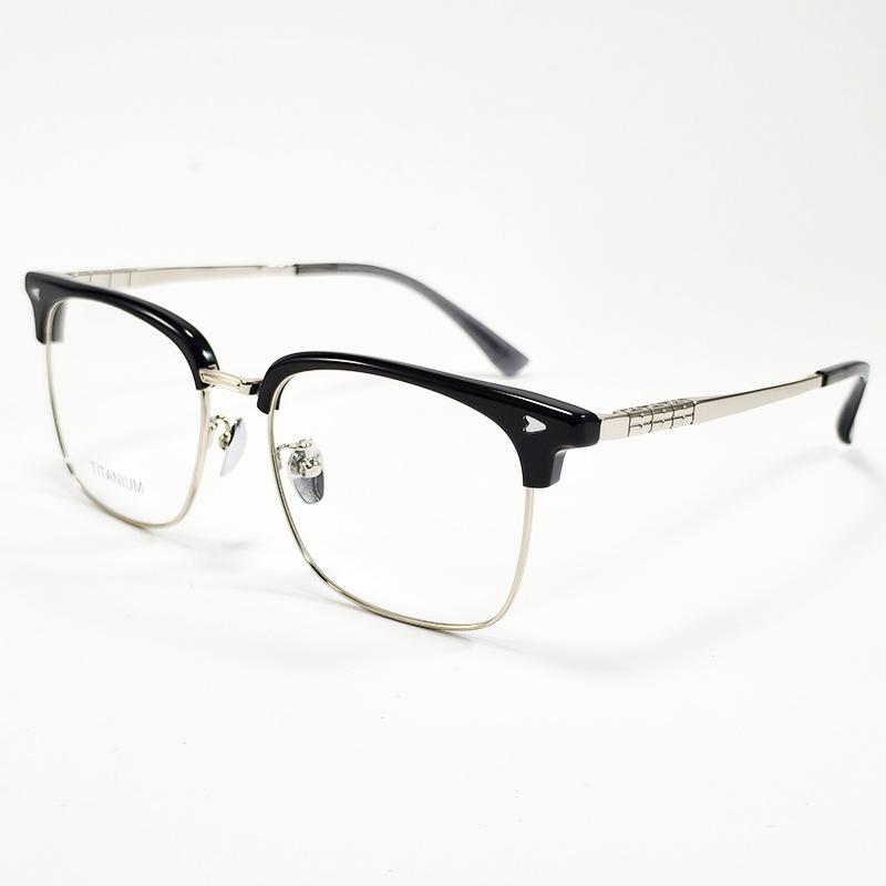 Women s Vintage Ultra-Clear Pure Titanium Full Frame Eyeglasses, Prescriptive, Model 1607