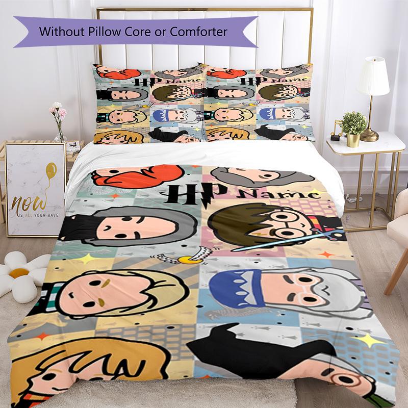 Warner Bros. Films (21) Customize your name Bedding Set Breathable Duvet Cover with Pillowcases Home Decoration Birthday Gift