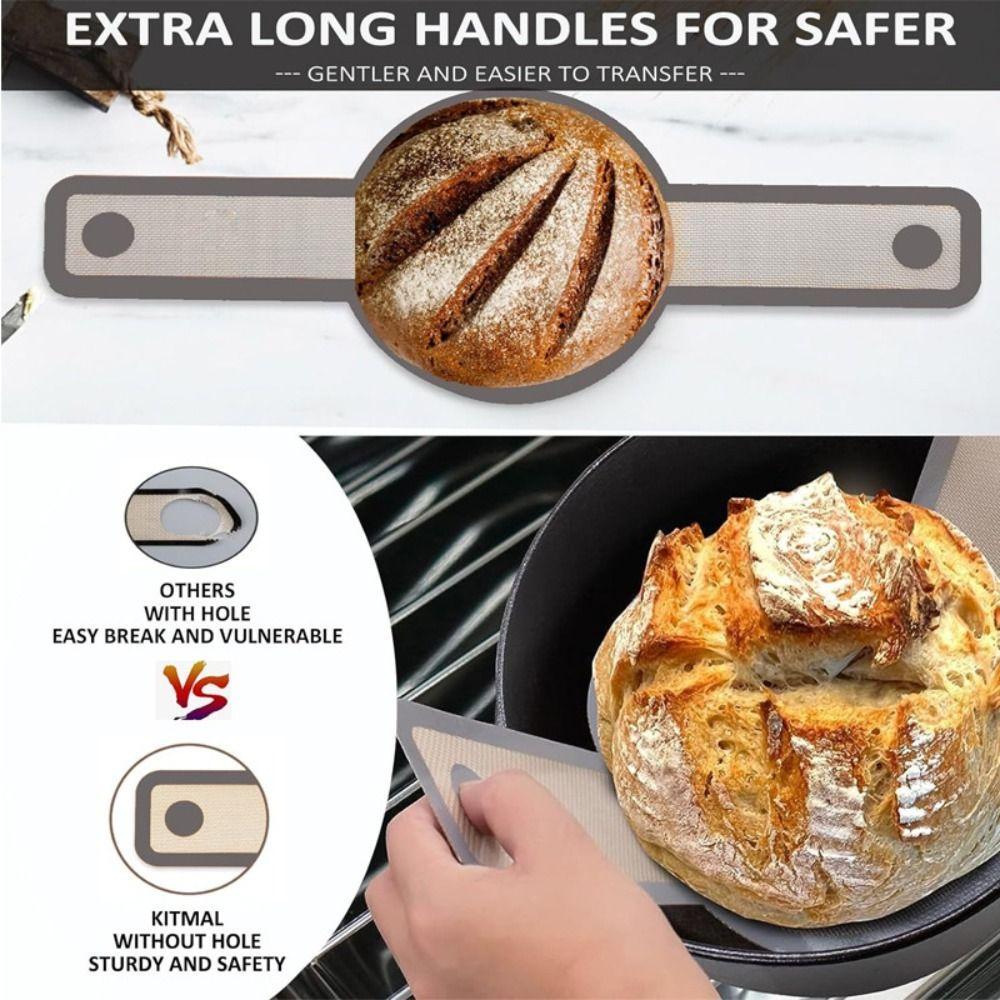 2Pcs Silicone Baking Mat Set Non-Stick Dough Transfer Mat Bread Kneading Pad  Kitchen Baking Tools