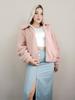 Granular Velvet Frühling und Herbst Damenmode Jacke Einfarbige Jacke