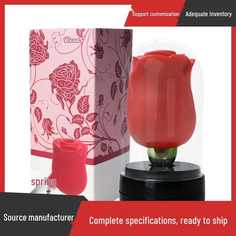 Spring Rose Clitoral Massager: Tongue-Licking G-Spot Vibrator