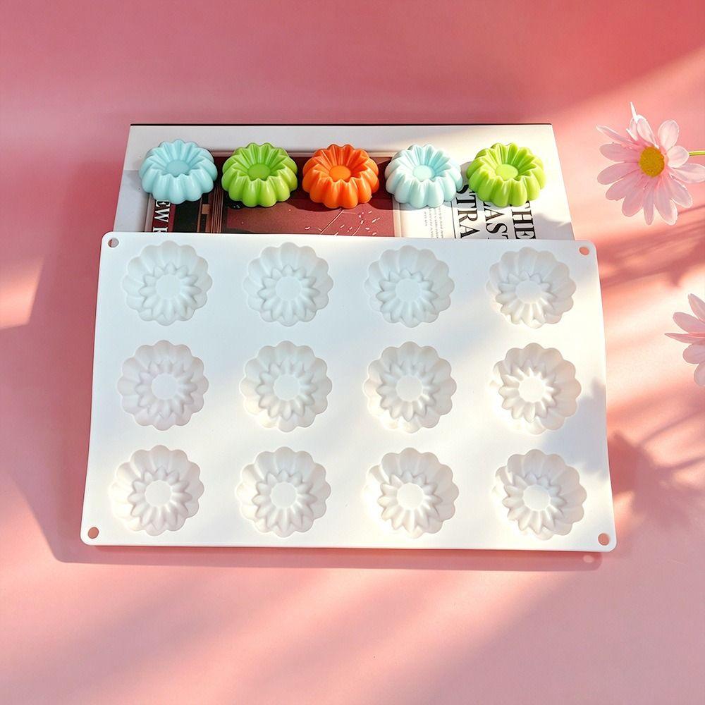 Chrysanthemum Shaped Mousse Cake Mold 12 Options Baking Mould  Homemade Candy