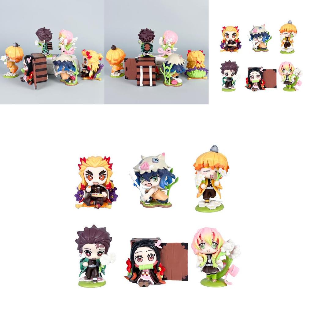 Demon Slayer Kimetsu No Yaiba Pvc Figures With Detailed Craftsmanship For Home And Office Decor