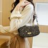 Spring Lockable Casual Simple and Trendy Single-shoulder Small Square Bag