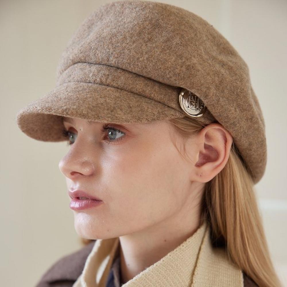 

Allincomplete Newsboy Cap Engraving Pendant 4 Colors Cocoa (newsboy)