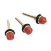 3PCS Coffee Machine Valve Pin Brass Silicone Drain Valve Pin and Head Gasket Repair Kit