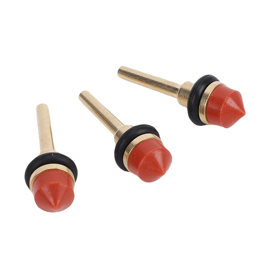 3PCS Coffee Machine Valve Pin Brass Silicone Drain Valve Pin and Head Gasket Repair Kit