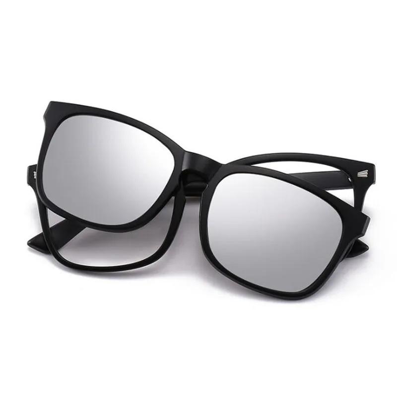 

2325 Магнитные клипсы Заклепки Оправа Квадратные Очки для близорукости 0 -0.5 -0.75 -1.0 -1.5 -2.0 -3.0 До -6.0 0