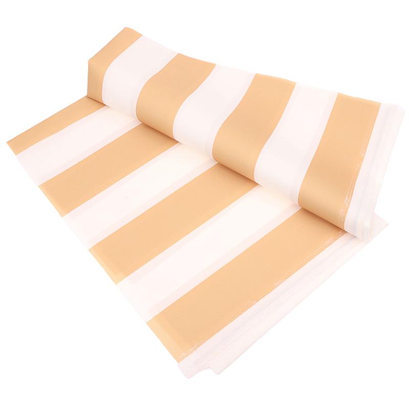 420D  Striped Print Oxford Fabric Waterproof Fabric Canopy Tent Umbrella Cloth Pu Coated 50X150Cm Sunshade