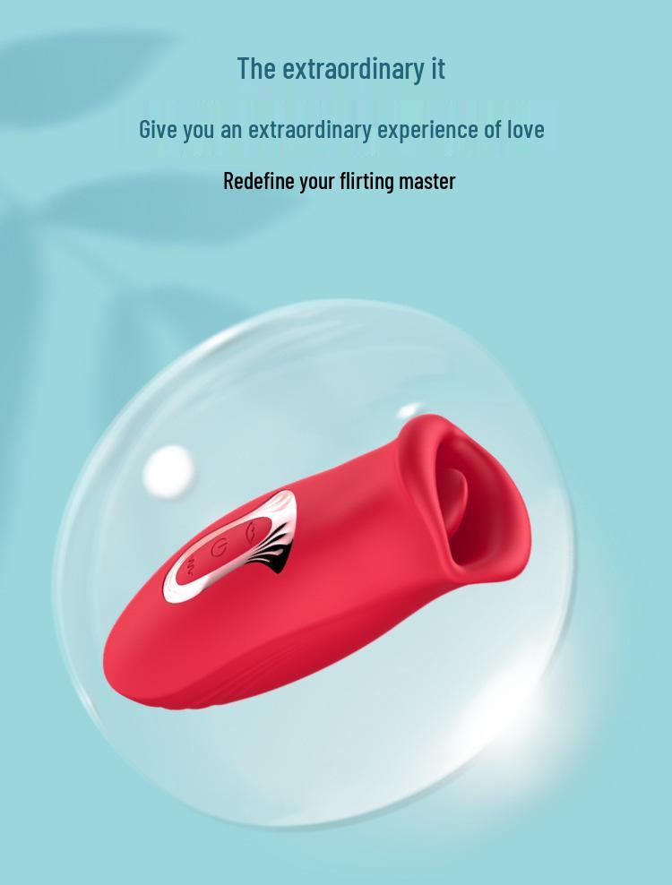 Women's Multi-Frequency Clitoral Stimulator with Licking and Vibration