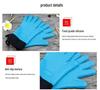 Hitzebeständige Anti-Verbrühungs-Ofenhandschuhe - Baumwollgepolstert, Silikon, Verlängertes Fünf-Finger-Design für den Küchengebrauch