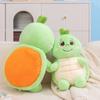 Cute Cute Persimmon Turtle Doll Plush Toy Turned Into Turtle Doll Girls Accompany Soothing Doll
