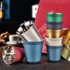 Italian 80ML Double-Wall Stainless Steel Children's Coffee Cup - Heat & Cold Insulated [New]
