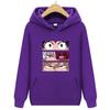 Langermet for menn og kvinner Uformell mote gensere Japansk tegneserie løs hettegenser Komfortabel kreativitet Streetwear