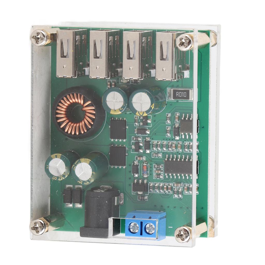 DC‑DC 7‑60V To 5V 5A 4USB Output Step Down Converter Step Down Power Supply Case