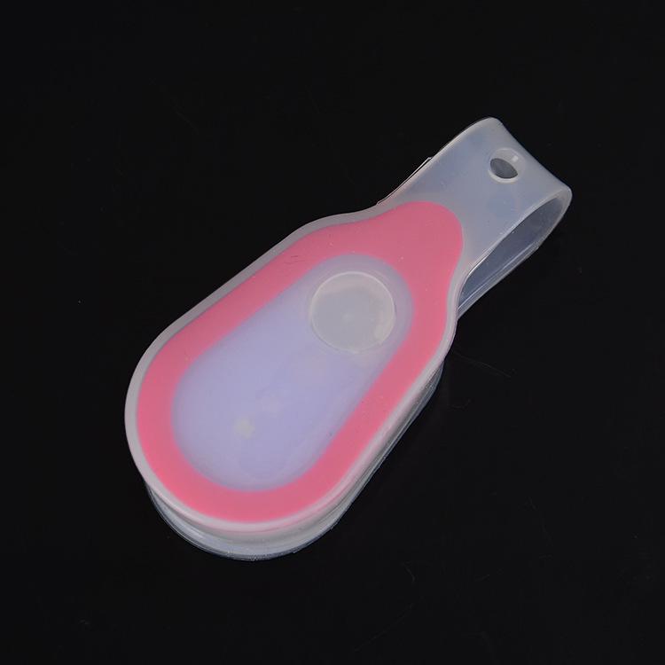 Silicone Multi-Functional Clip Light for Outdoor Sports and Night Running