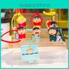 Officially Licensed Crayon Shin-chan Cartoon Keychain With Playful Poking Butt Designs