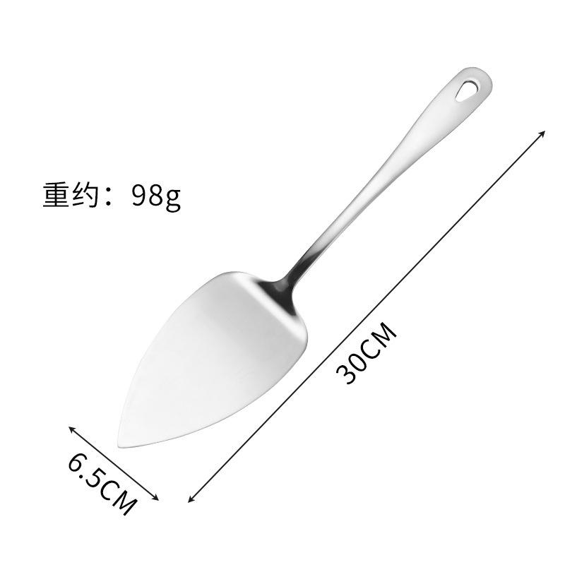 Stainless Steel Serving Kitchenware Soup Spoon Long Handle Fork Colander Cooking Spatula Buffet Cutlery Set Thicken Tableware