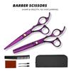 Stainless Steel Purple Professional Barber Hairdressing Scissors - Thinning & Chopping