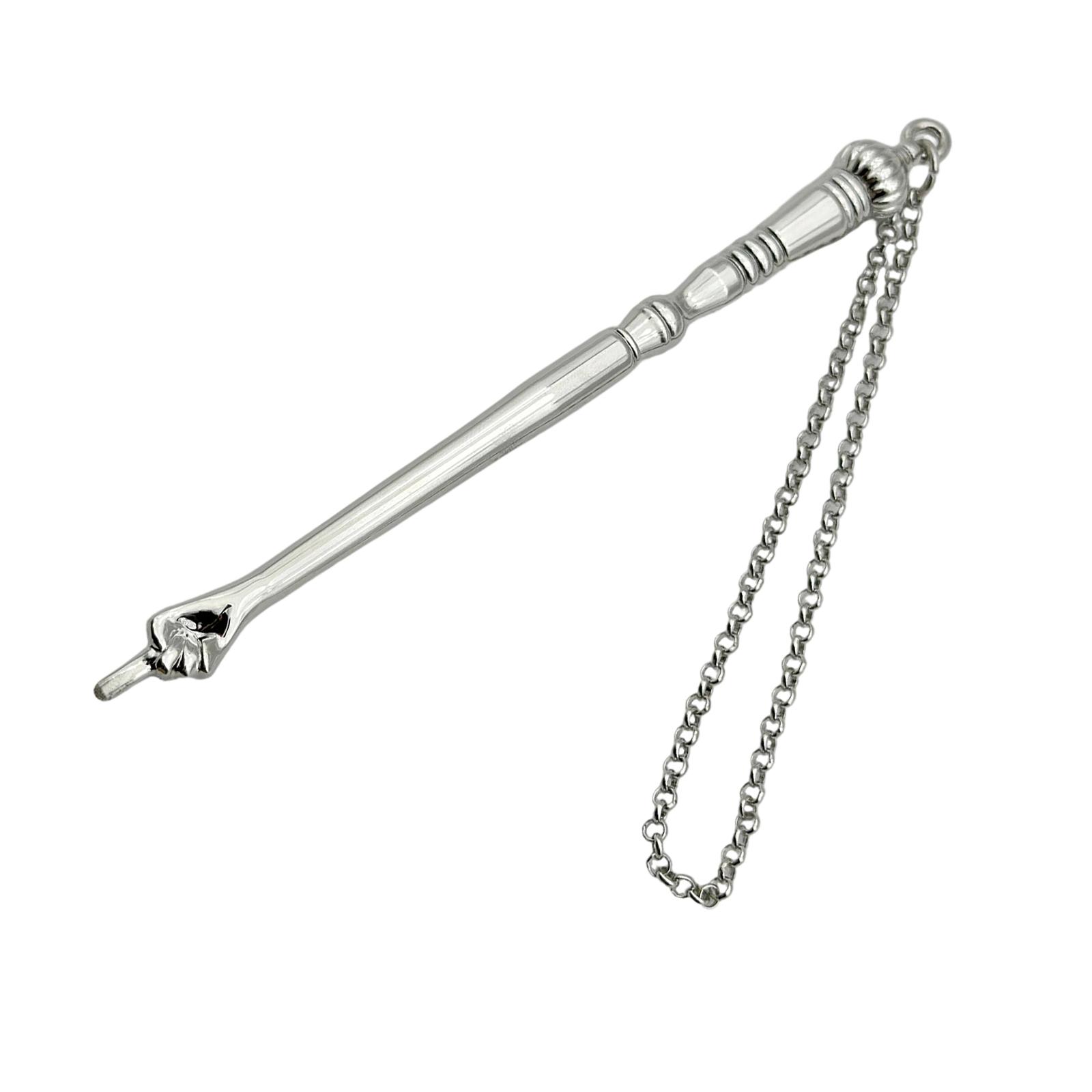 Elegant Yad Torah Pointer and Connected Chain Decorative Torah Scroll Reading Yad Bible Pointer,Jewish Gift Women Men