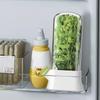 Herb Saver for Refrigerator Tall Shape Herb Keeper with Clear Window Cilantro Containers Fresh Herb Keeper Herb Saver Container