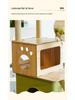 Multifunctional Cat Tree: Climbing Frame, Bed, Scratching Post, Jumping Platform, Large Villa, Capsule, Space-Saving