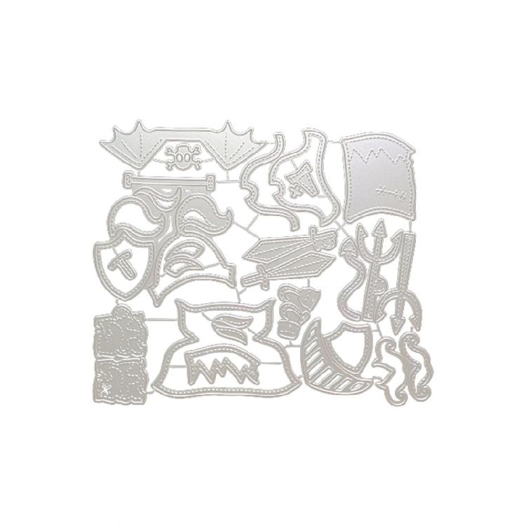 Рождественский Гном Металлические Вырубки для Открыток Тиснение DIY Шаблон для Фотоальбома Формы 1