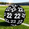 1 vnt. Skaičius dvidešimt du Dydis 5 Futbolo kamuolys Profesionalus rungtynių treniruočių futbolas Sportinis kamuolys patalpoms ir laukui Lengvas Patvarus c65202