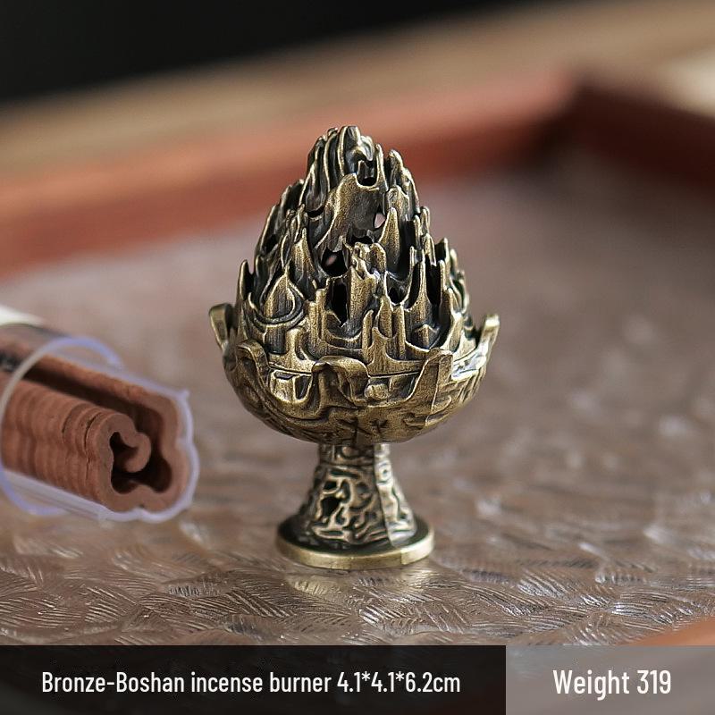 Creative Hanging Alloy Incense Burner for Home Aromatherapy - Boshan Furnace Style
