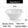 AVADEN Melamine Octagonal Ramen Bowl