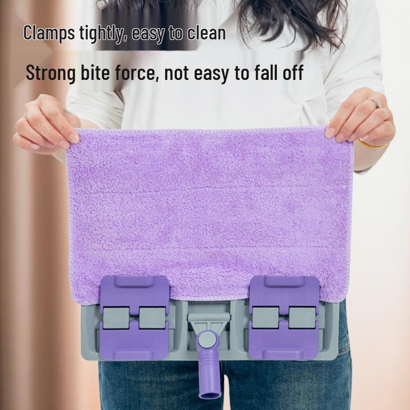 Dual-Use Rotatable Flat Mop: Wet & Dry Cleaner for Windows, Tiles, and Floors