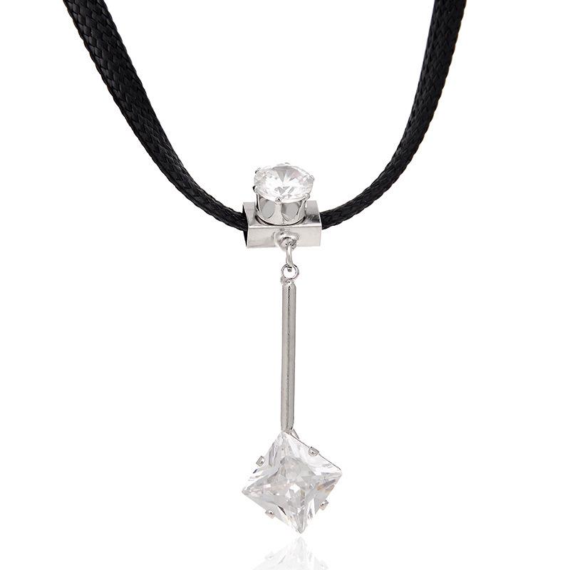 Choker, šperk na krk, řetízek na krk, krátký řetízek na klíční kost, náhrdelník, jednoduchá korejská verze pro ženy, univerzální límec, řemínek na krk.