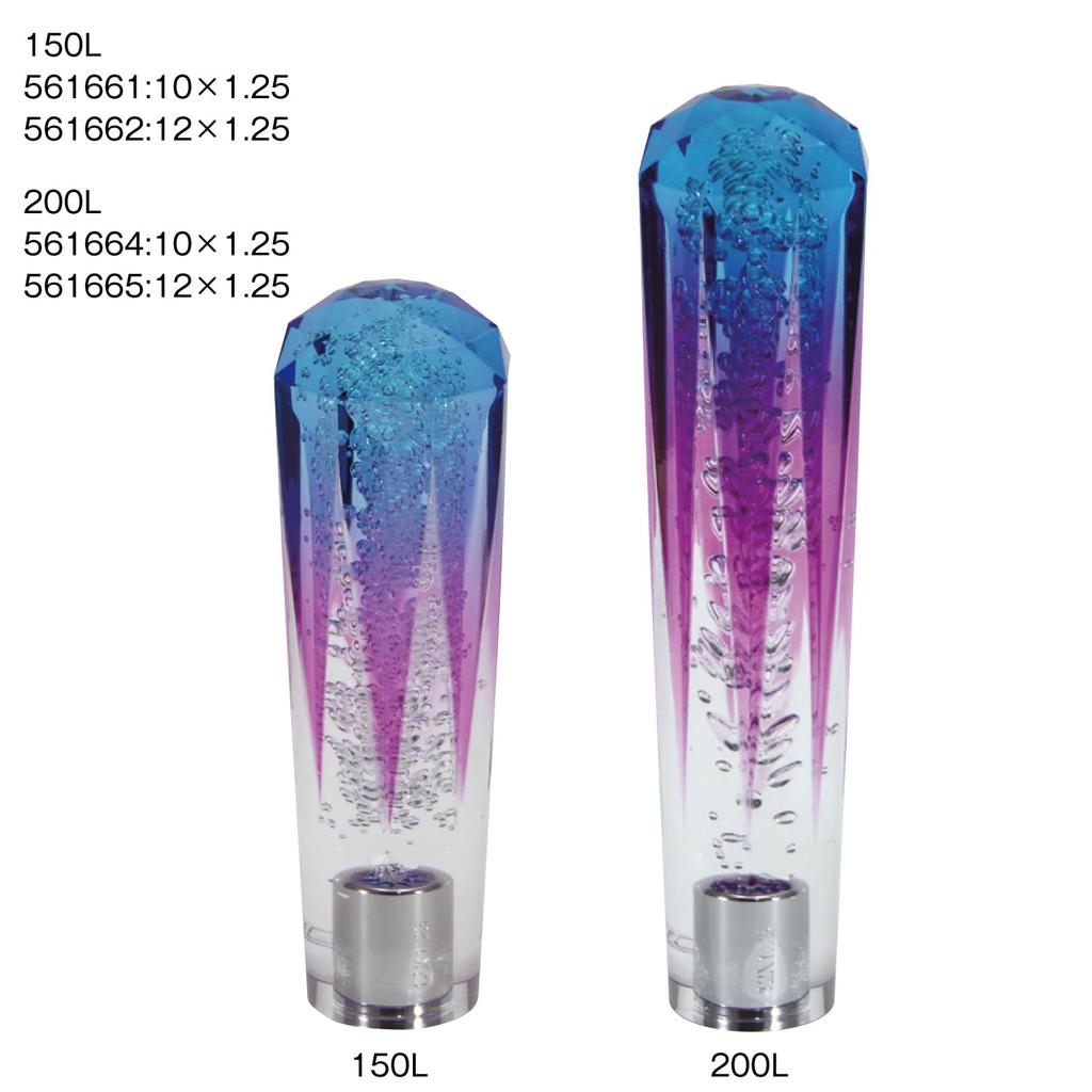 Jet Inoue Foam Shift 12 x 561662 Diamond-Cut Knob, Gradient, 150L, 1.25mm,