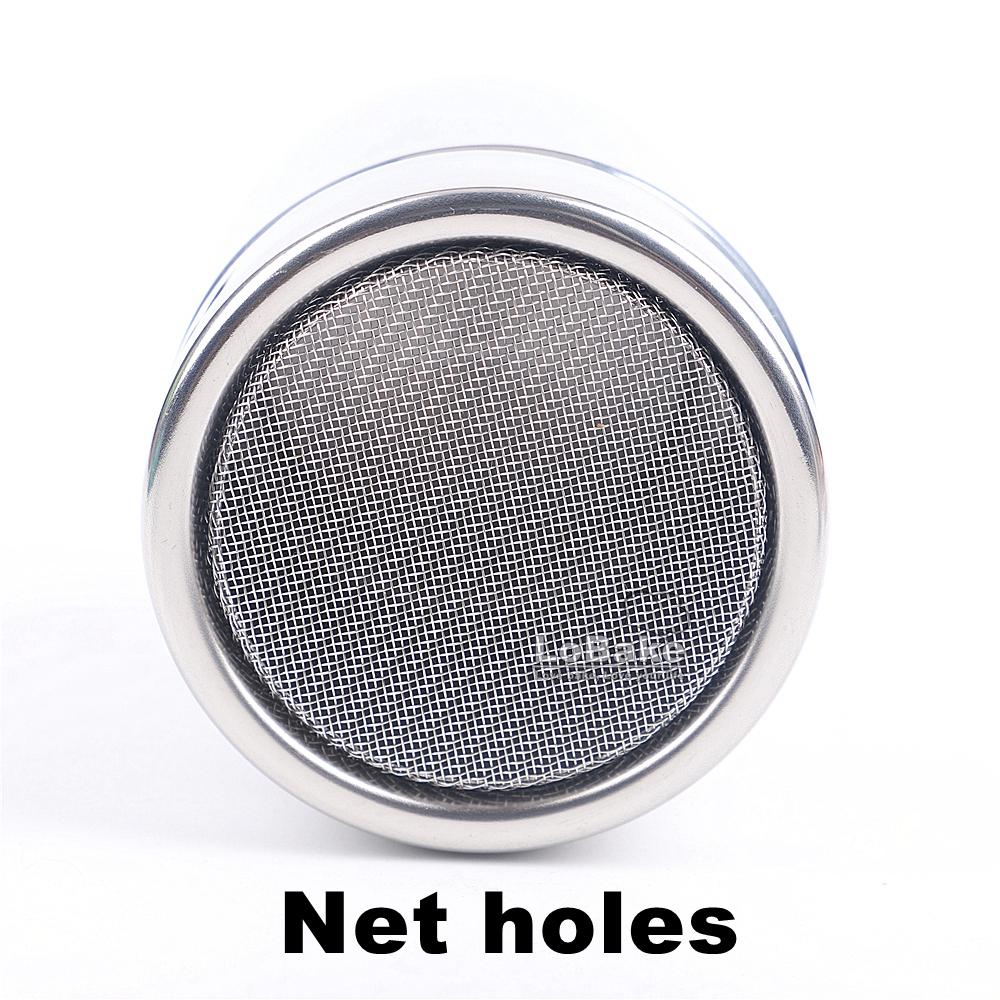 3 designs Stainless Steel Chocolate Shaker Flour Salt Sifter Sugar Condiment Powder Shaker Baking Pastry Tools Kitchen Gadgets