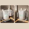 Breathable Design Hanging Laundry Basket Mesh Material Laundry Sorter  Bathroom Storage