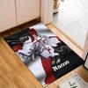 Custom Name Knightly Crest Shield Sword Rug Game Carpet, Floor Mat for Bedroom Living Room Entryway Rug, Home Decor Idea Gift for Christmas birthday