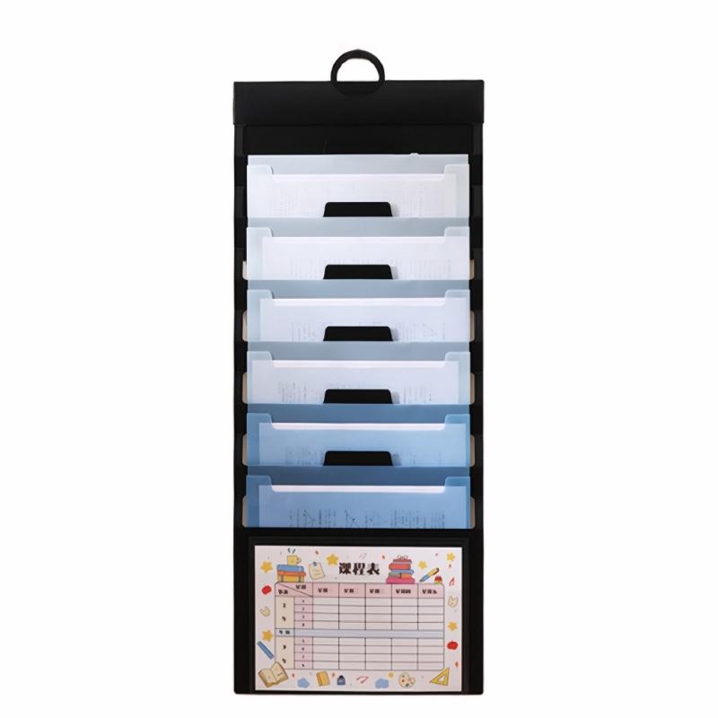 Wall Hanging Document Organizers Expanding Folder with Handle 6 Pocket Document Folder for File Paper Documents Receipts