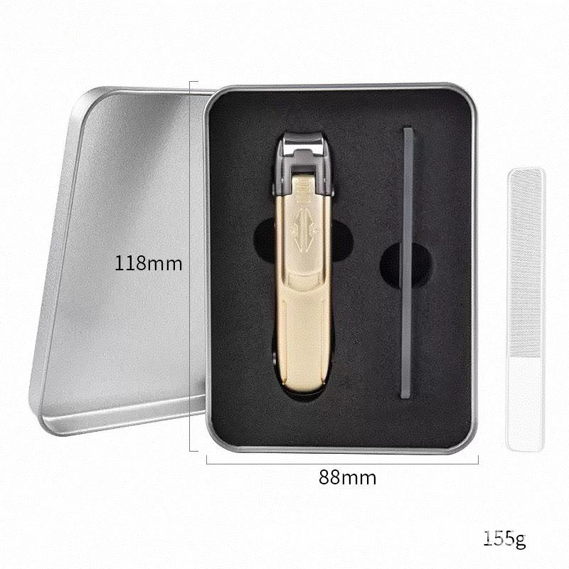 Stainless Steel Clippers with Anti-Splash Design & Multi-Purpose Phone Holder