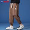 NASA Joint-Name Men's Sweatpants Summer Ice Silk Thin New Sports Men's Pants Spring and Autumn Capri Casual Trousers