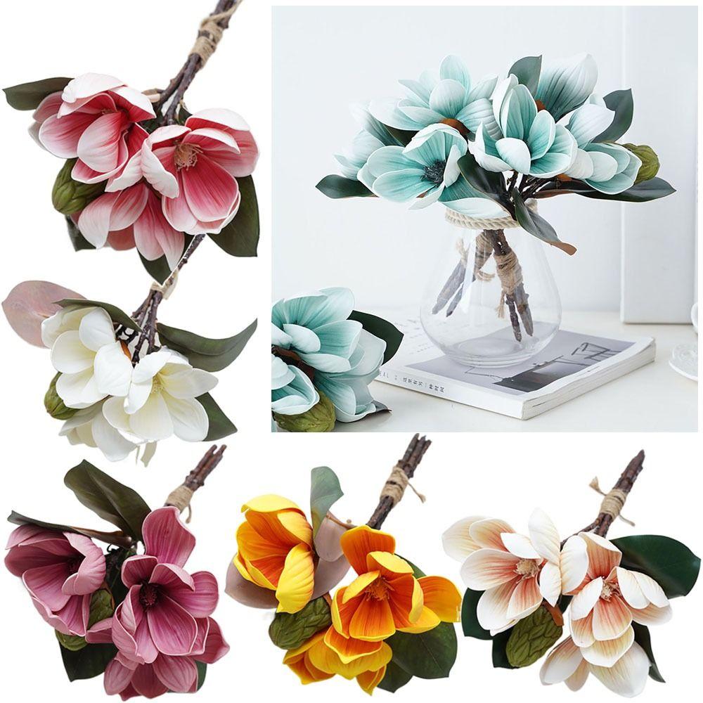 

Товары для вечеринок Искусственные орхидеи Фрукты Украшение дома Искусственные цветы магнолии Цветочная композиция