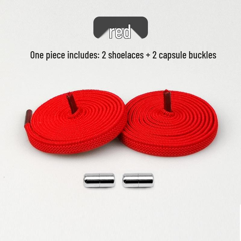 Creative No-Tie Shoelaces: Elastic Laces with Metal Buckle for Kids & Adults