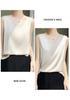 Reversible Satin Camisole for Women - V-Neck Front, Round Neck Back, Solid Color, Perfect Silk Vest to Pair with Suits