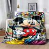 Die Mickey Maus Cartoon-Decke ist flauschig und weich, geeignet für Kinder und Erwachsene und perfekt für Zuhause, Reisen, Camping an