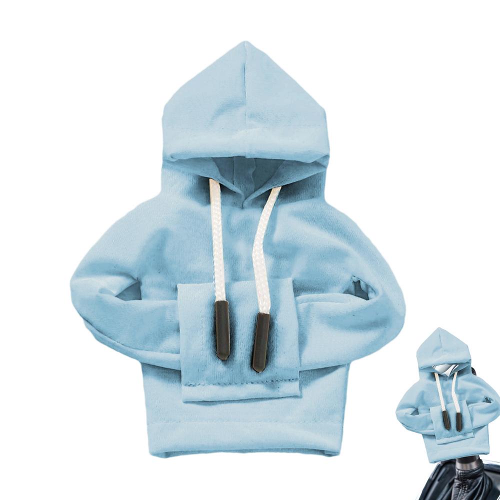 Schalthebel Hoodie Mini Hoodie Schalthebelabdeckung Atmungsaktiv Auto Schalthebel Hoodie Automobil Innenraum Niedliche Gadgets für Auto SUV