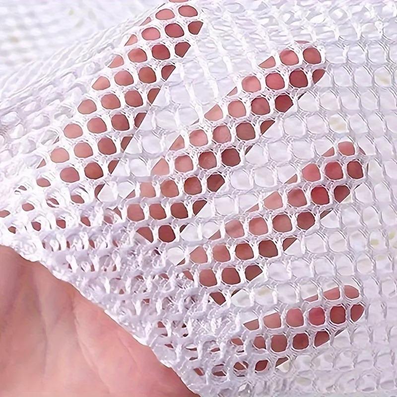 1PC Versatile Mesh Laundry Bag with Drawstring Closure, Durable Polyester Breathable Washing Bag, Reusable Travel Storage Pouch